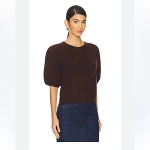 NWT Paige Lucerne Top - Size XS - Dark Brown - Beyond Gorgeous!